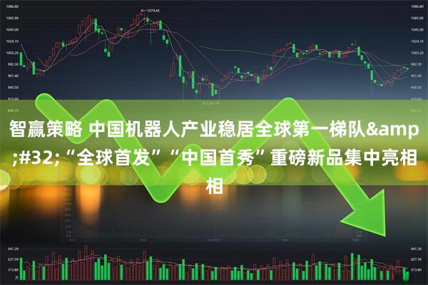 智赢策略 中国机器人产业稳居全球第一梯队&#32;“全球首发”“中国首秀”重磅新品集中亮相