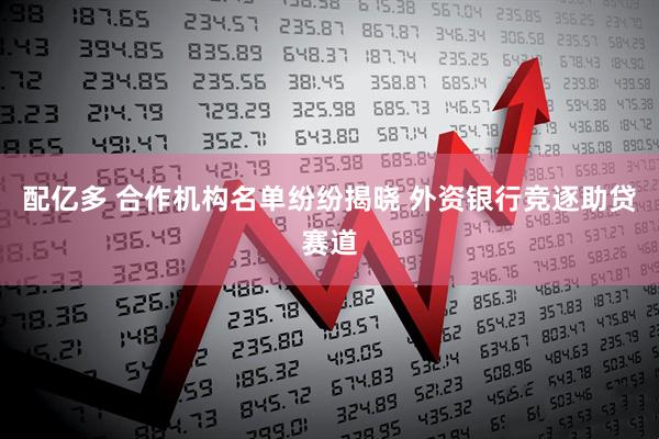 配亿多 合作机构名单纷纷揭晓 外资银行竞逐助贷赛道