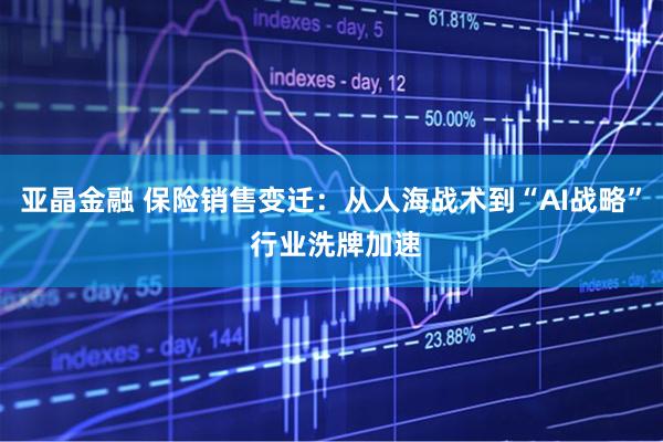 亚晶金融 保险销售变迁：从人海战术到“AI战略” 行业洗牌加速
